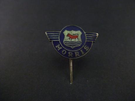 Austin Morris Brits automerk blauw logo zilverkleurig emaille uitvoering